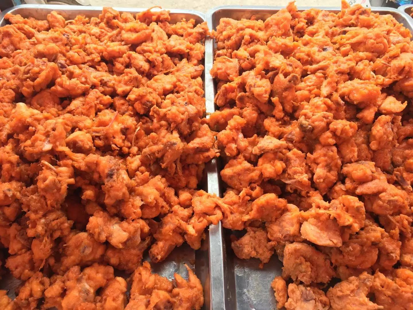 炸鸡叉骨特色小吃,炸鸡叉骨的招牌