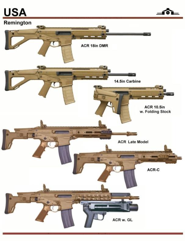 高精度自适应战斗步枪acr突击步枪,acr突击步枪怎么样
