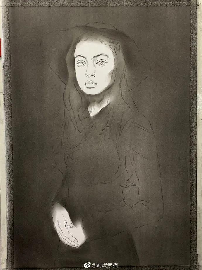 刘斌素描全过程,刘斌素描的技法