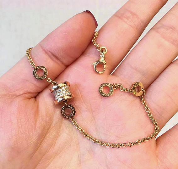 宝格丽小蛮腰弹簧款,六福小蛮腰项链