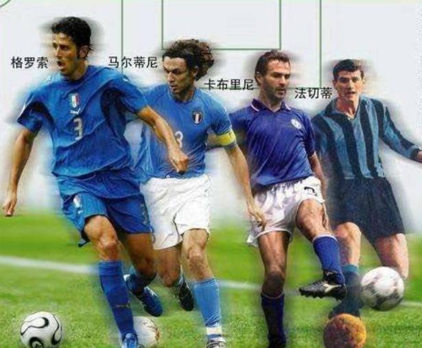 意大利左后卫法切蒂,意大利伟大的左后卫阵容讲解
