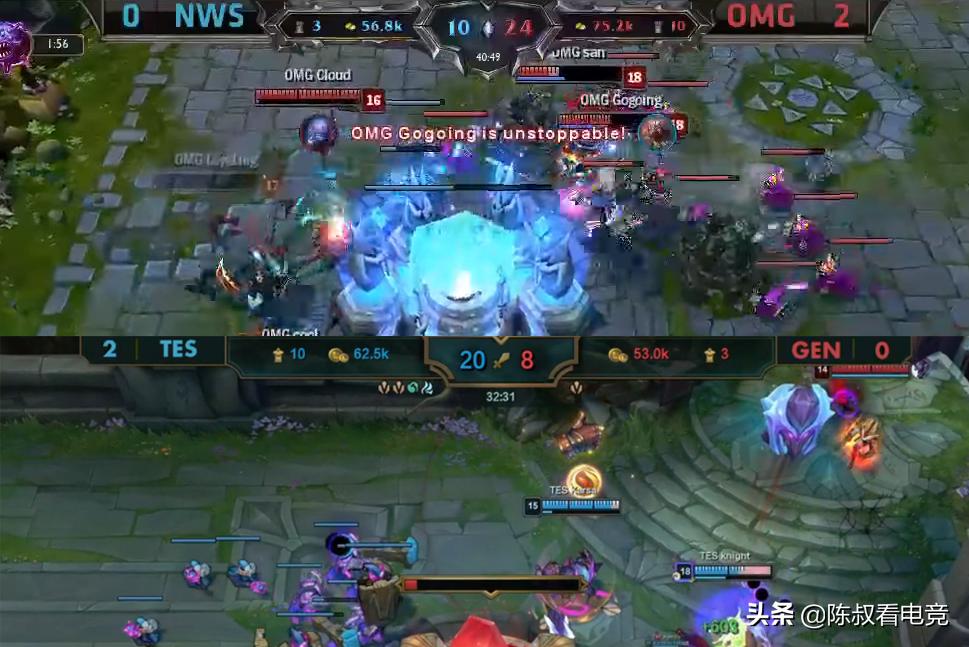 2018中国队vs韩国队lpl全程,季中杯lpl再次战胜lck