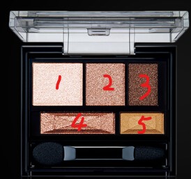 一学就会眼影画法,kate米山舞眼影盘