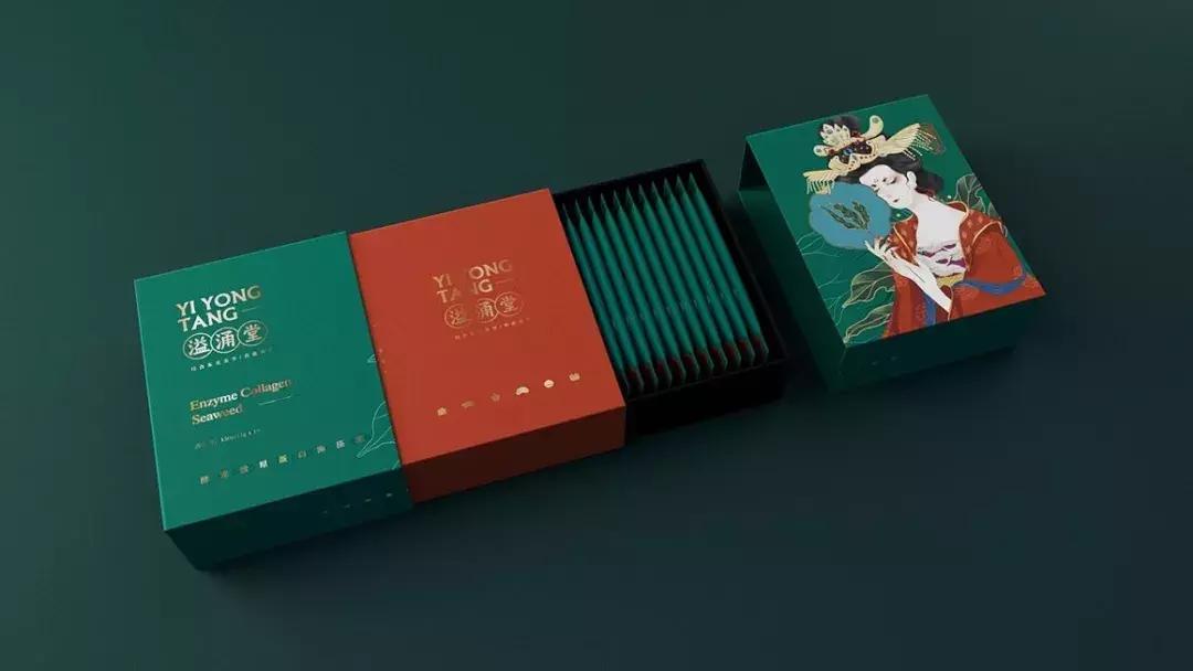 食品包装设计插画风,包装设计中国风元素