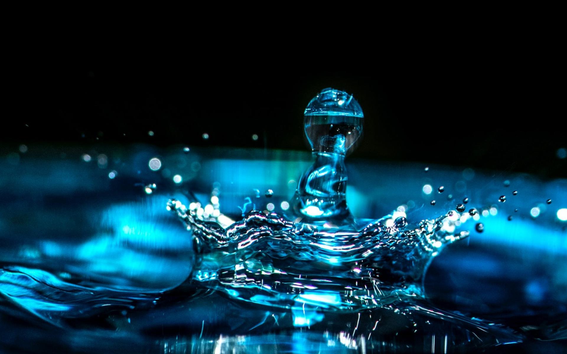绝美水滴涟漪唯美高清桌面壁纸高清大图1920×1200