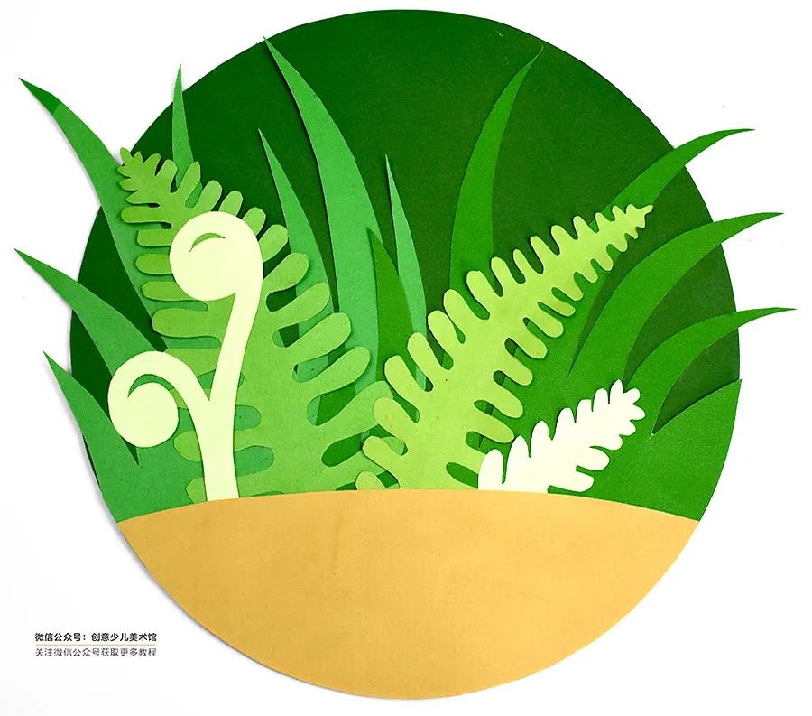 美丽的蘑菇创意儿童画,彩色蘑菇创意儿童画教程