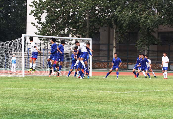 第二届全国青年运动会足球测试赛在太原理工大学开赛