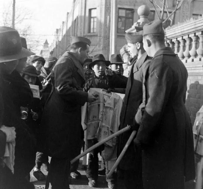 天津百年老街图,百年天津老照片