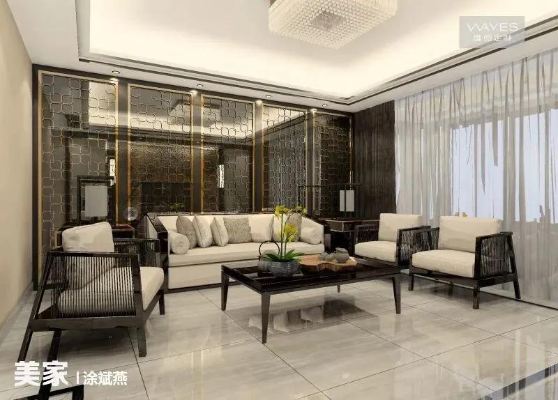 客厅装修设计高级感图文,挑空客厅十字圆顶装修效果图