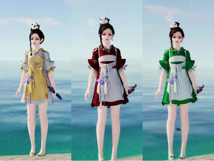 天刀2022新年时装染色,天刀最新染色系统运用详解