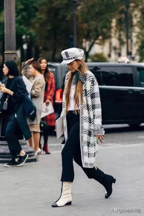 爆款撞色慵懒风毛衣穿搭,毛衣衬衫外套长款慵懒风穿搭