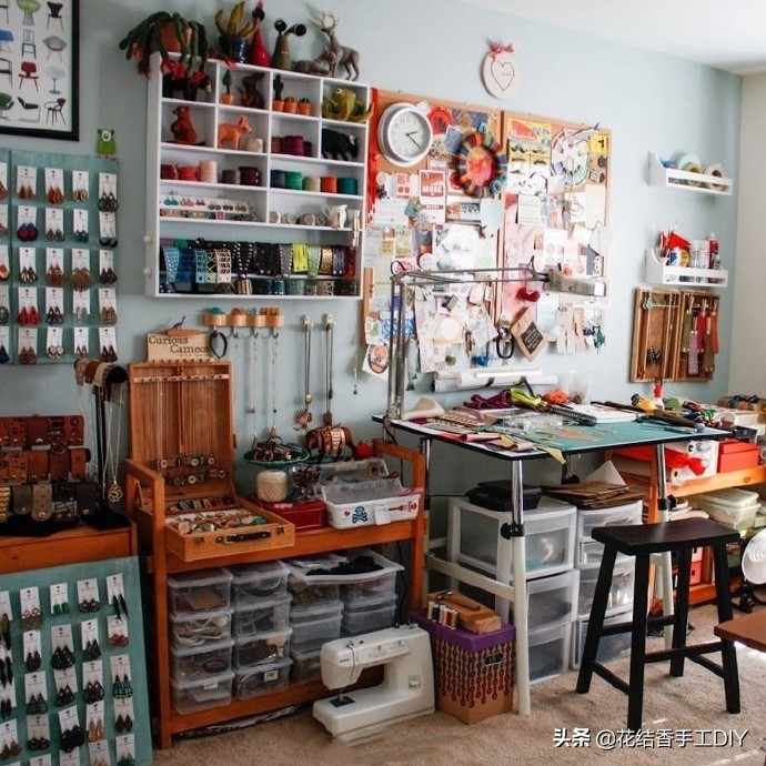 美丽的工作间，幸福的小窝窝，做手工的人都爱它