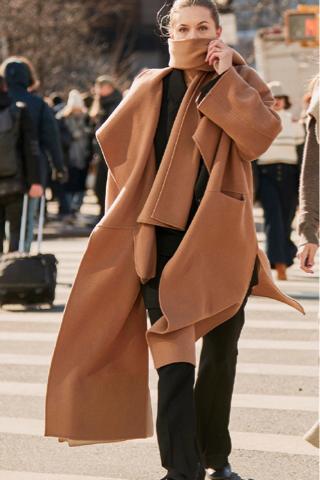 冬季穿搭女围巾高级感,时尚围巾女款爆款2022新款冬季