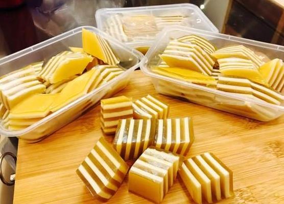 q弹椰汁千层马蹄糕教程,怎么做马蹄糕才q弹