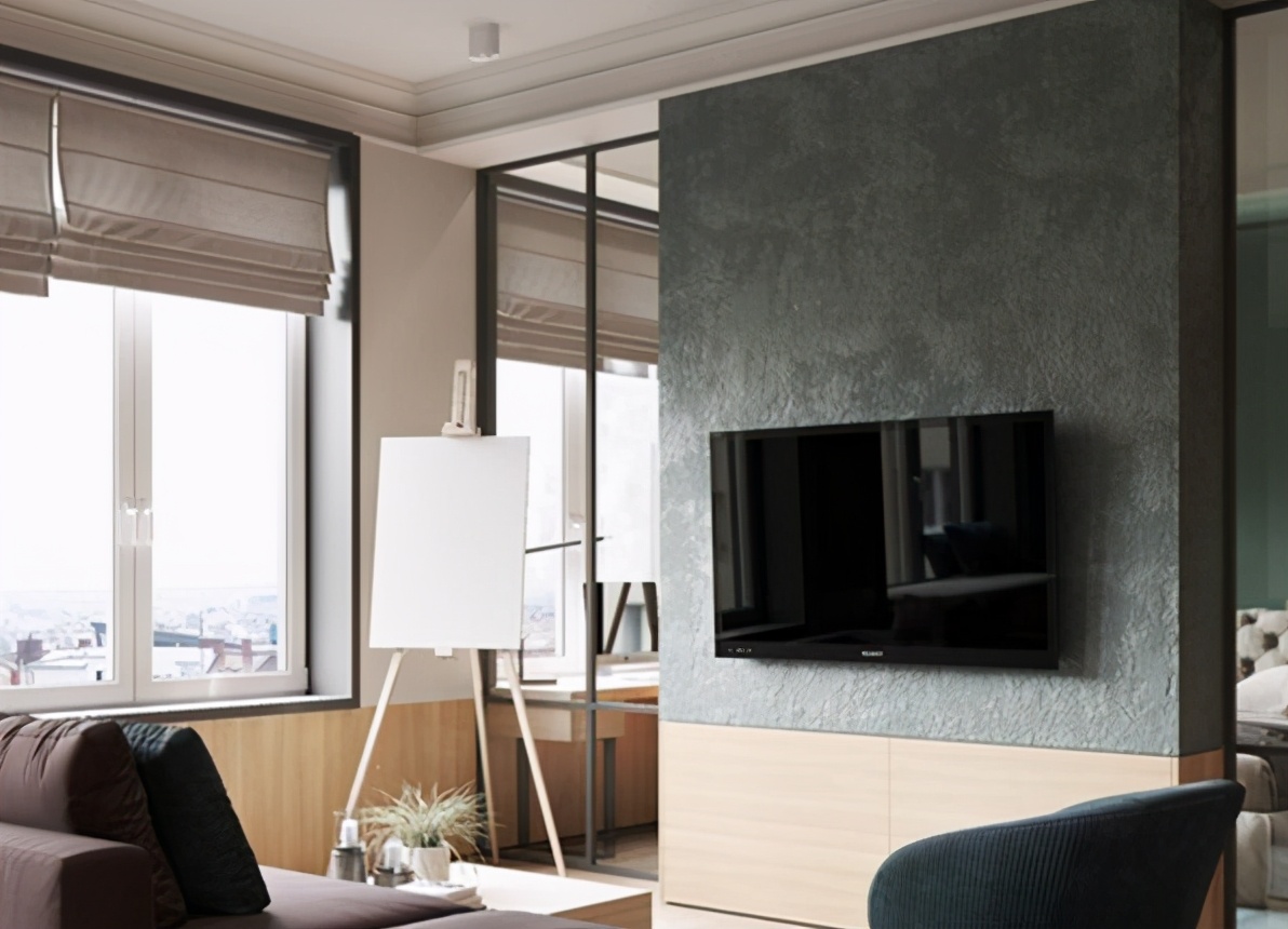 通透电视背景墙隔断设计,电视墙做造型好吗
