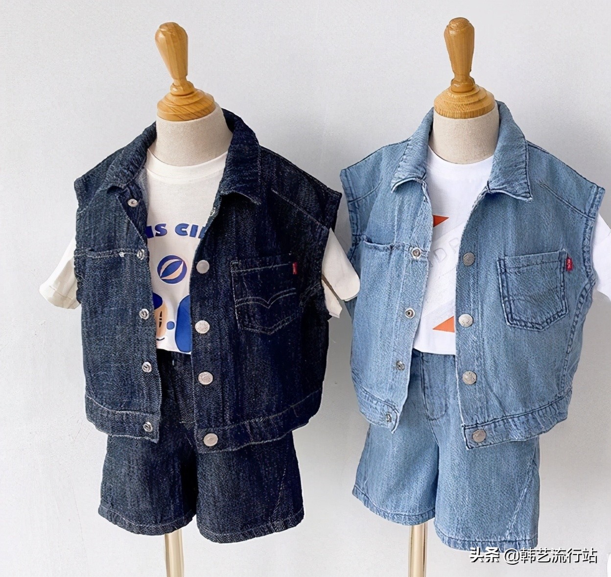 别愁，童装设计师，我为你提供一系列2021秋冬韩版童装牛仔新样衣