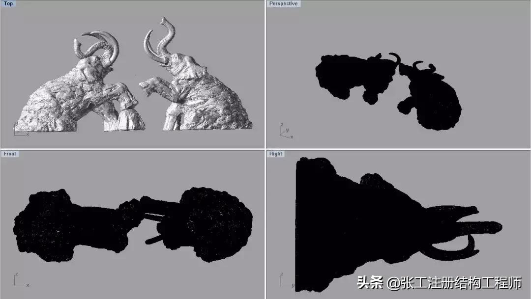 cad园林设计的假山平面图教程,现代花园假山流水鱼池设计效果