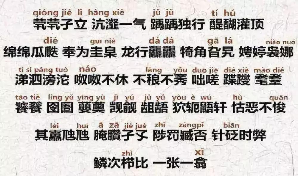 据说这些字10人读9人错!你敢试吗?