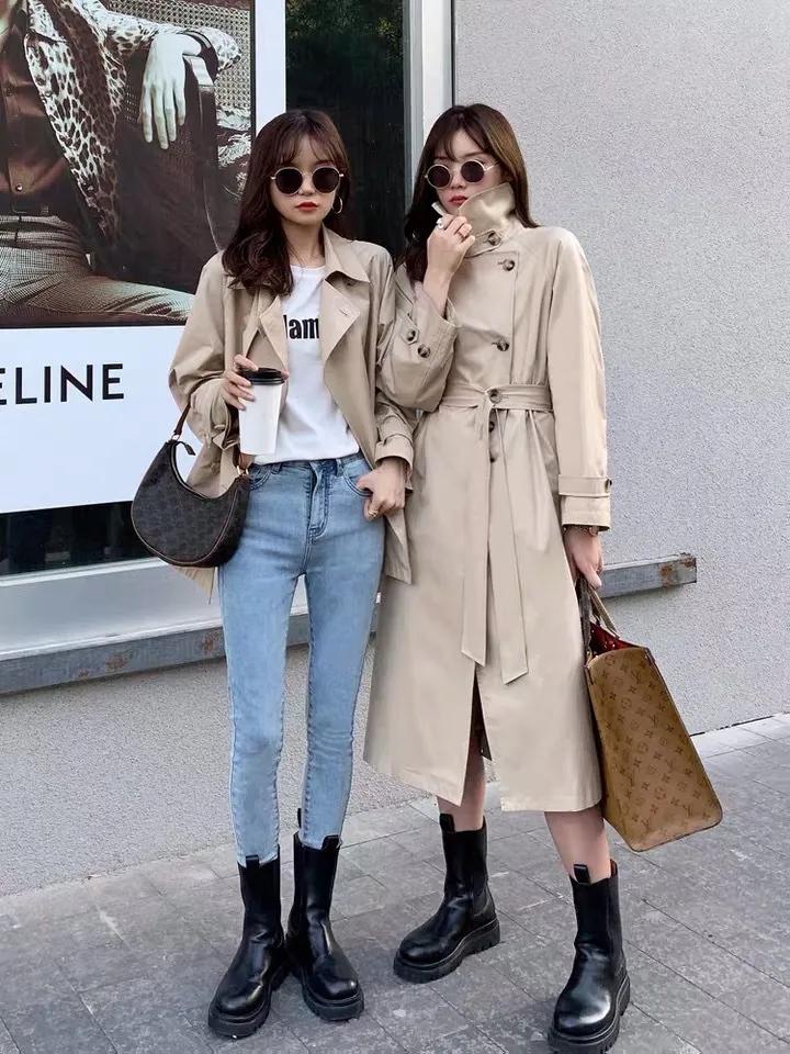 风衣怎么穿才好看简单,新式风衣穿搭技巧