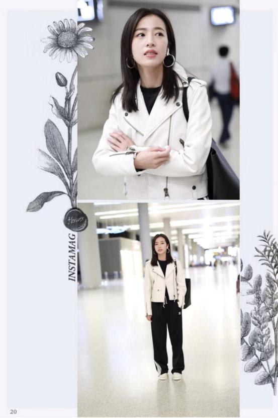 冬季穿一身白超时髦，和周雨彤学习白色服饰搭配，清纯又显白