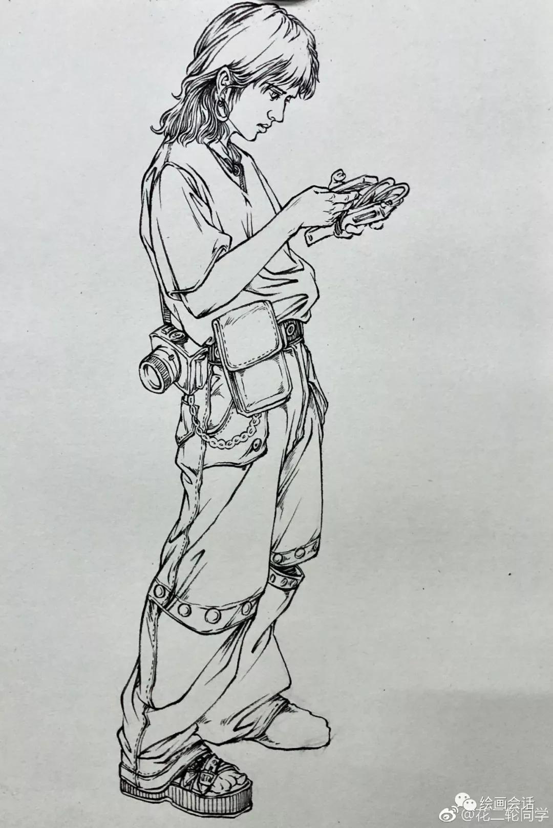 简单钢笔山水速写临摹图片,钢笔速写临摹推荐