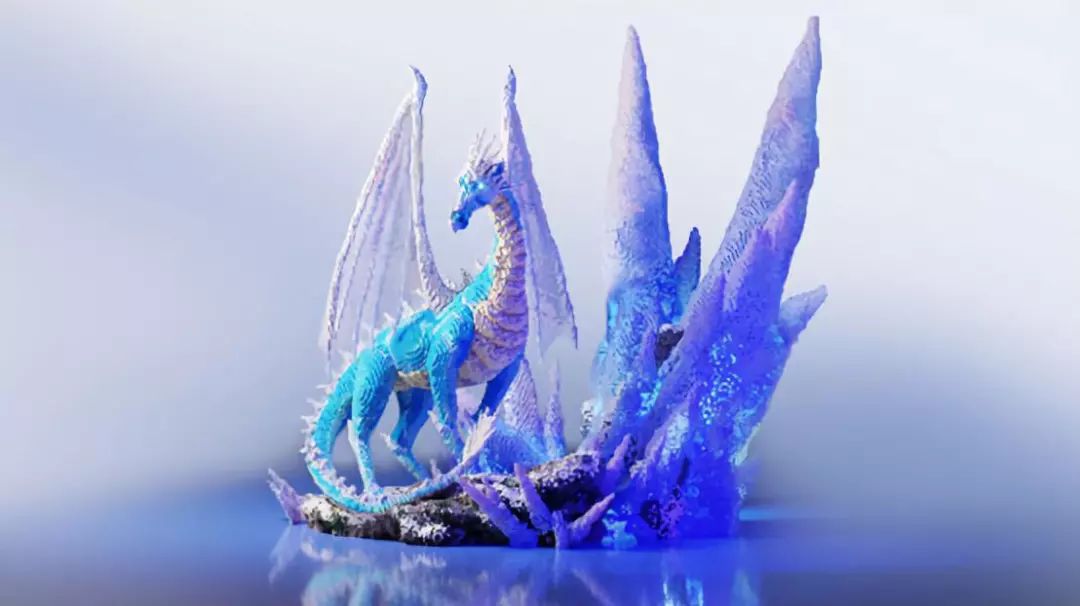 我的世界格子画龙,我的世界双头光龙怎么画