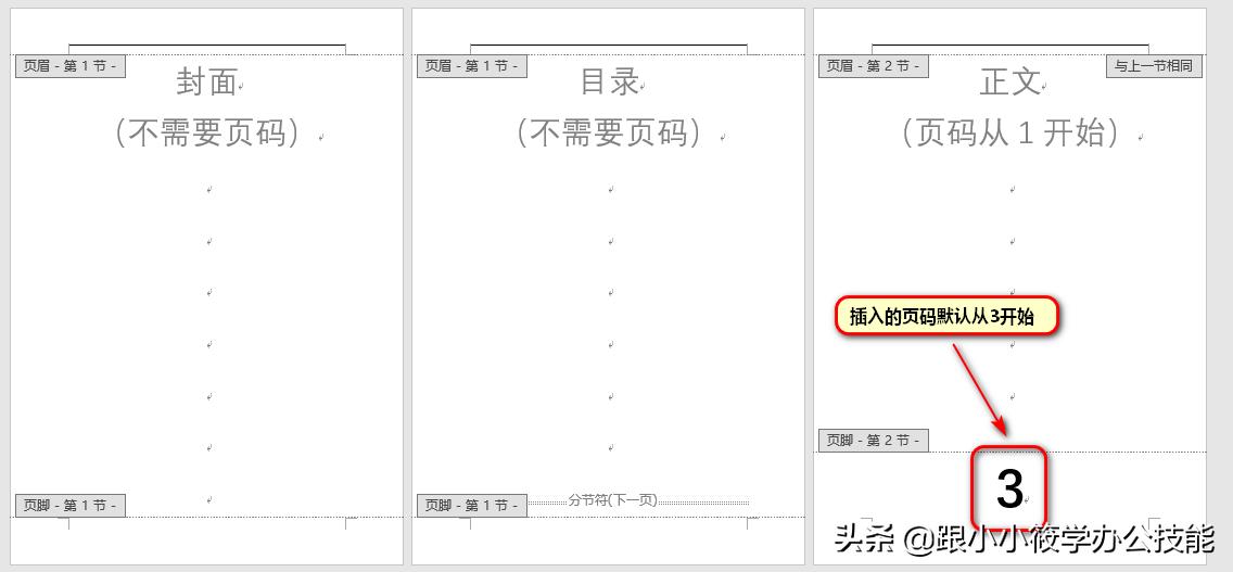 怎样在word中任意页插入页码,怎样在word的任意页添加页码