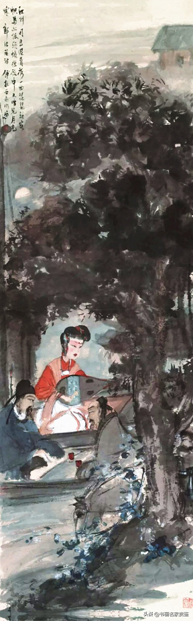 100幅傅抱石作品欣赏,傅抱石人物作品高清大图