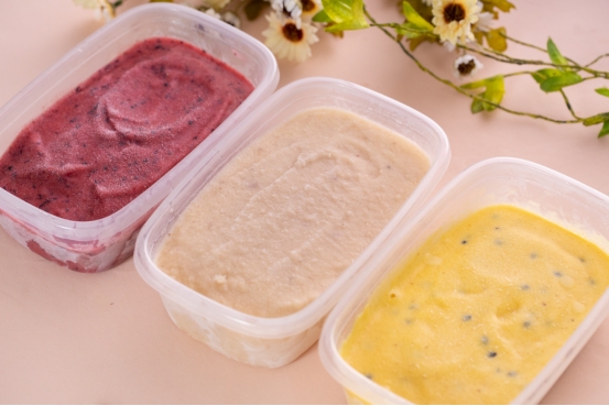 在家制作网红冰淇淋材料,自制水果冰淇淋无淡奶油无炼乳