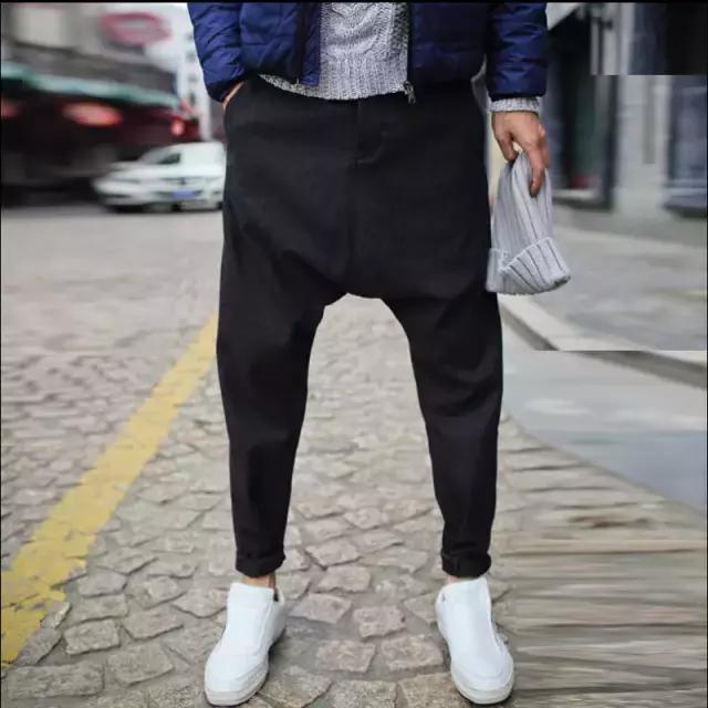 锥形裤子裁剪图纸,松紧腰裤子裁剪制版