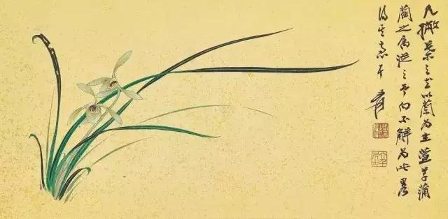 国画大师兰草画欣赏,现代中国十大画兰名家