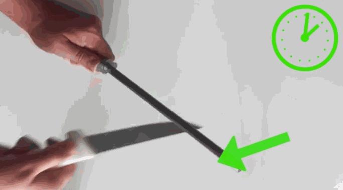 菜刀变钝怎么办？只需30秒，刀刃立马锋利无比！