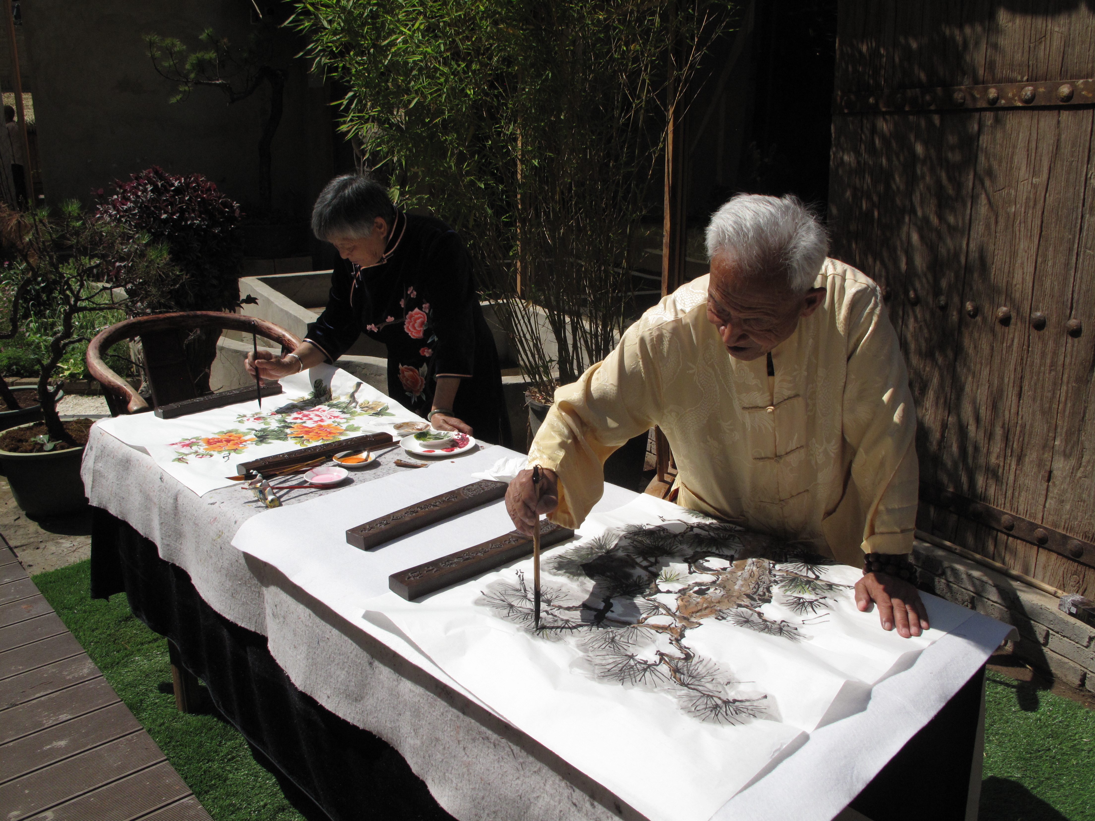 云南艺术家园露台,云南艺术家园民宿