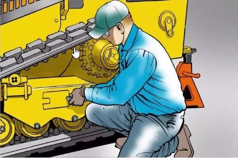 三一200挖机履带松紧度多少合适,柳工150挖机履带松紧度多少合适