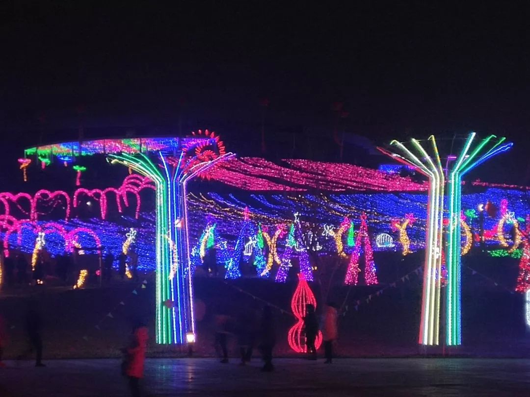 温泉灯光展,温泉灯光秀打卡点