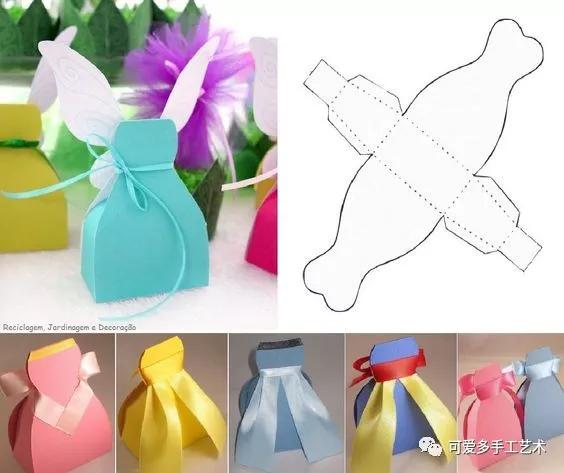 diy礼品盒花,大号礼品盒diy图案