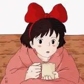 魔女宅急便微信头像,魔女宅急便情侣头像一左一右