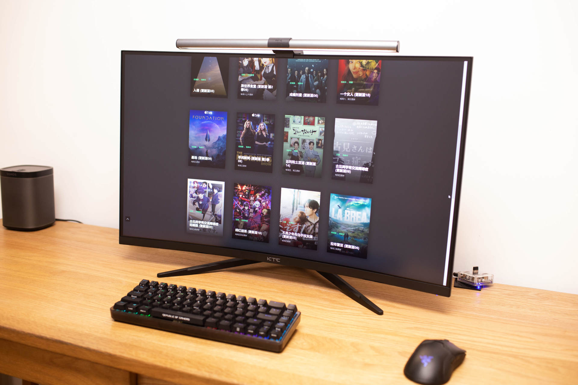 ktc48寸显示器,32寸显示器1k144hz游戏体验