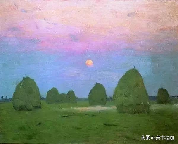 俄国画家列维坦的风景画,俄国画家伊萨克列维坦