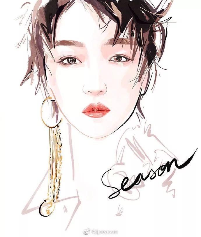 精美水墨插画,那些浪漫的水墨画插画