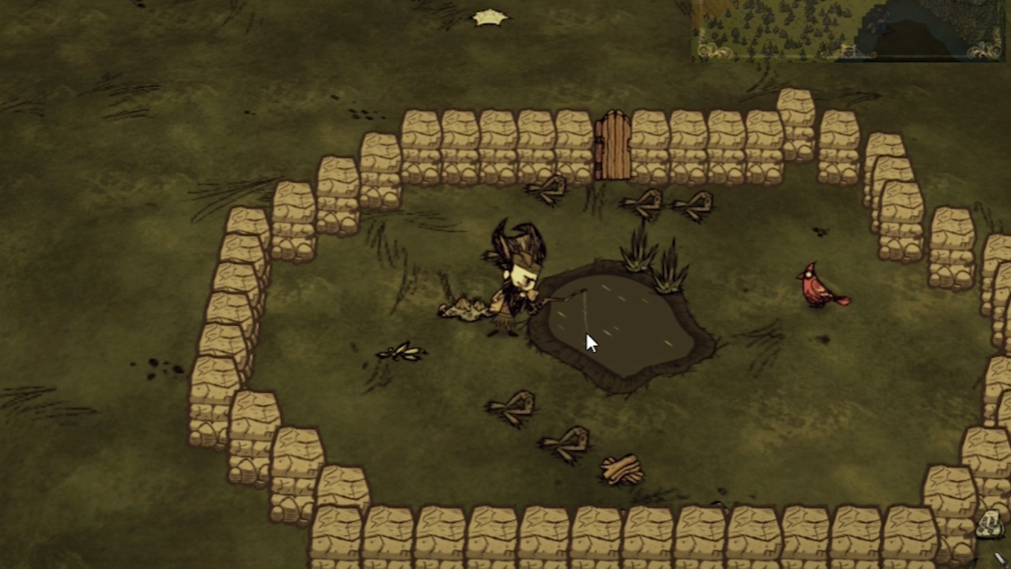 饥荒耕作帽图鉴,饥荒水中木的覆盖范围有几格子