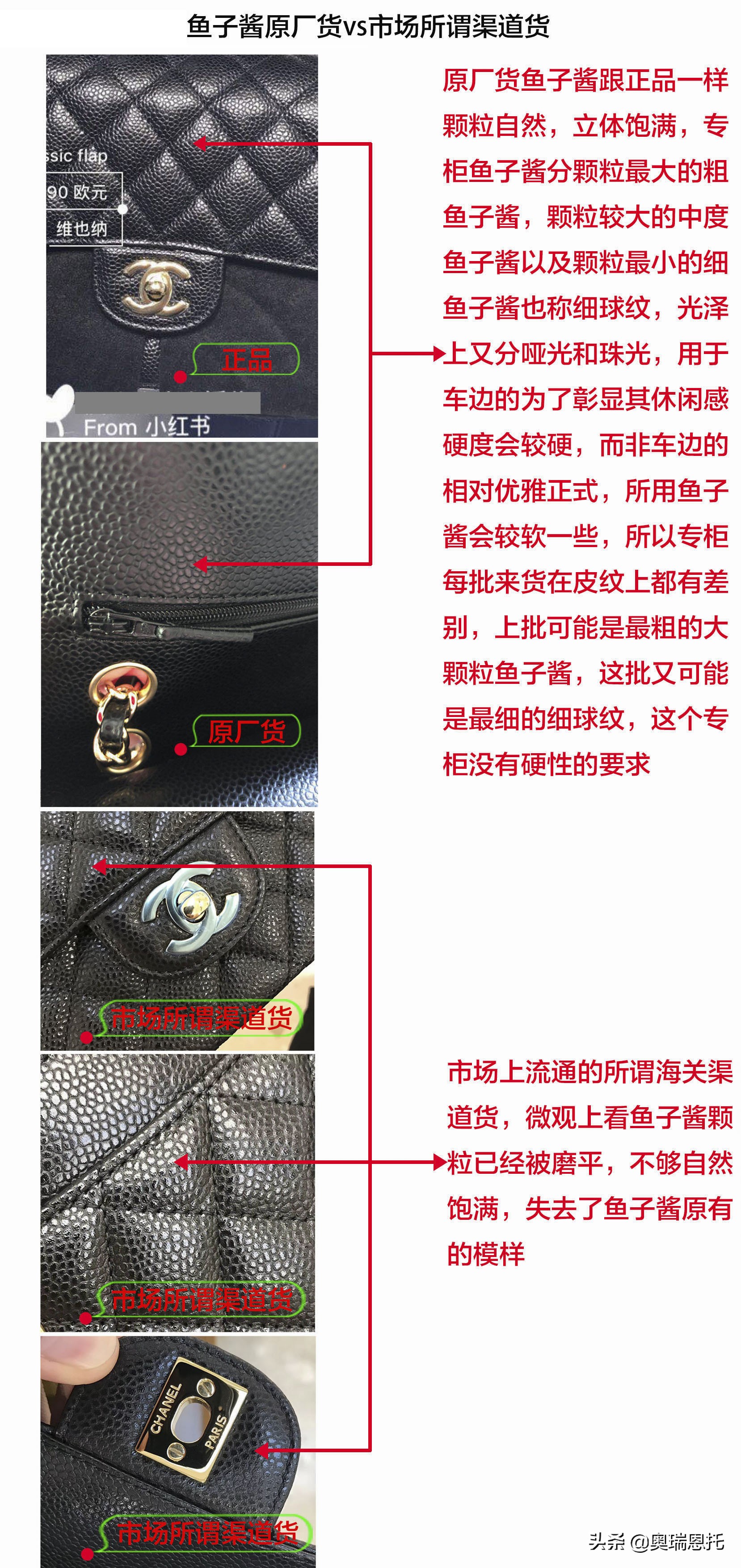 chanelcf怎么辨别真伪,香奈儿chanel257真假