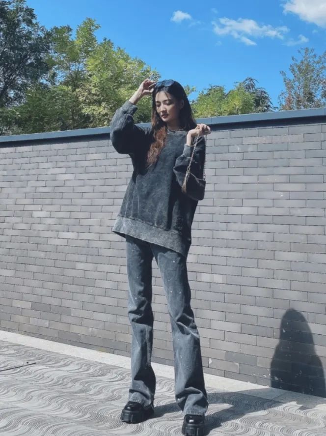 休闲潮流小白鞋皮鞋搭配,秋季牛皮小白鞋舒服百搭又洋气