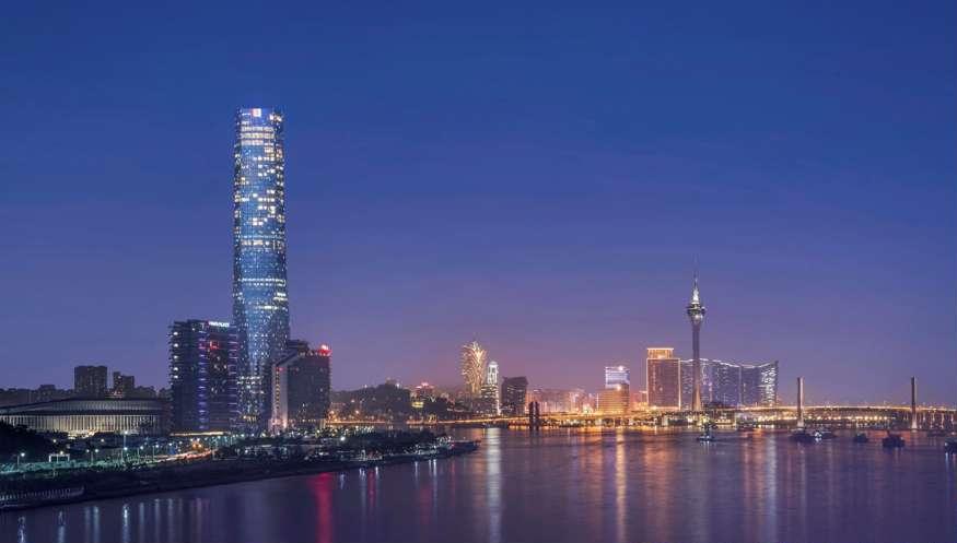 珠海能看到澳门烟花夜景的酒店,珠海哪个酒店可以看澳门夜景景点