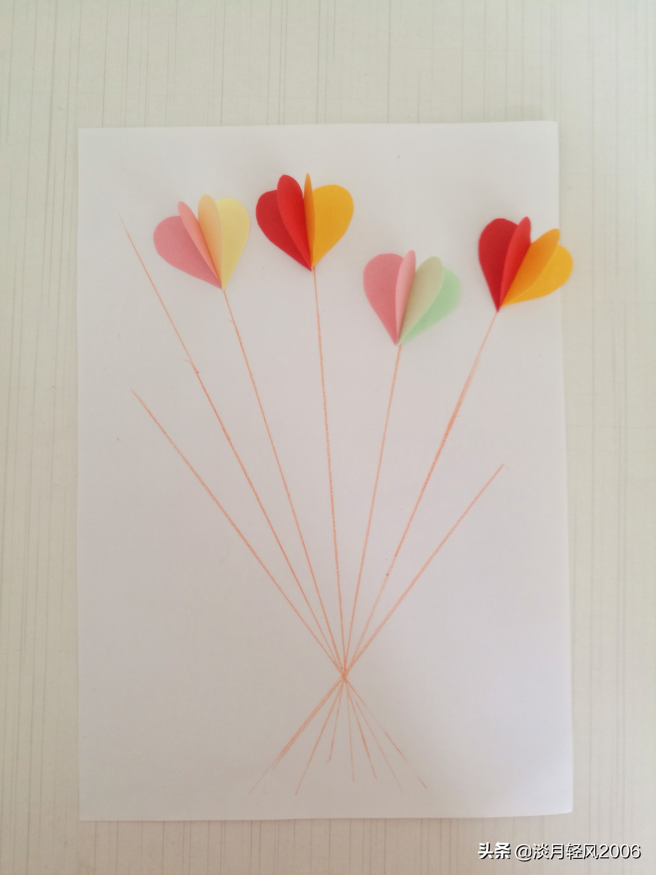 今天母亲节怎么做母亲节贺卡,母亲节制作贺卡爱心