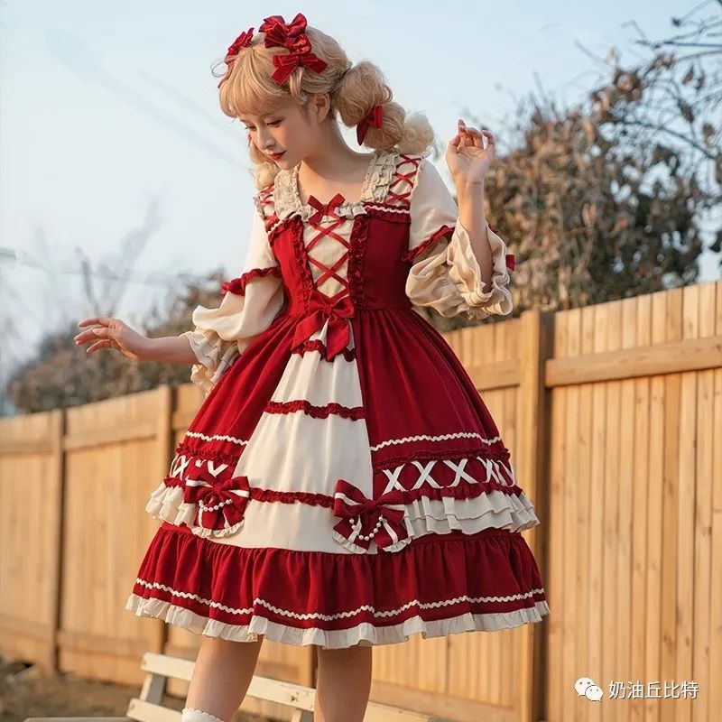 洛丽塔的喜好,洛丽塔甜系蓝白相间