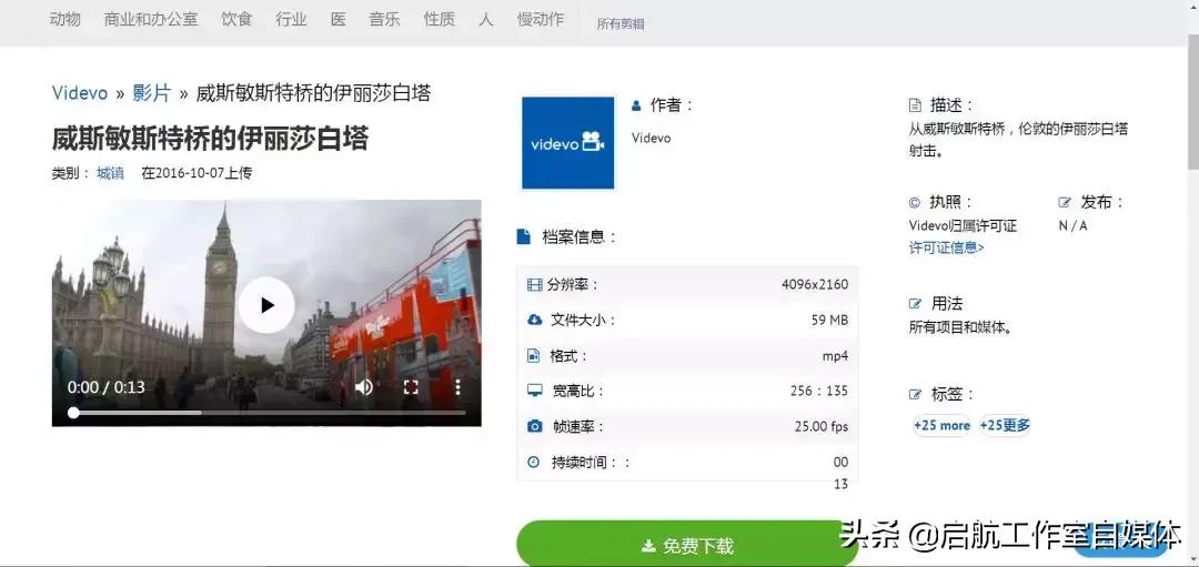 点击查看10个视频素材网站汇总,四个免费视频素材网站