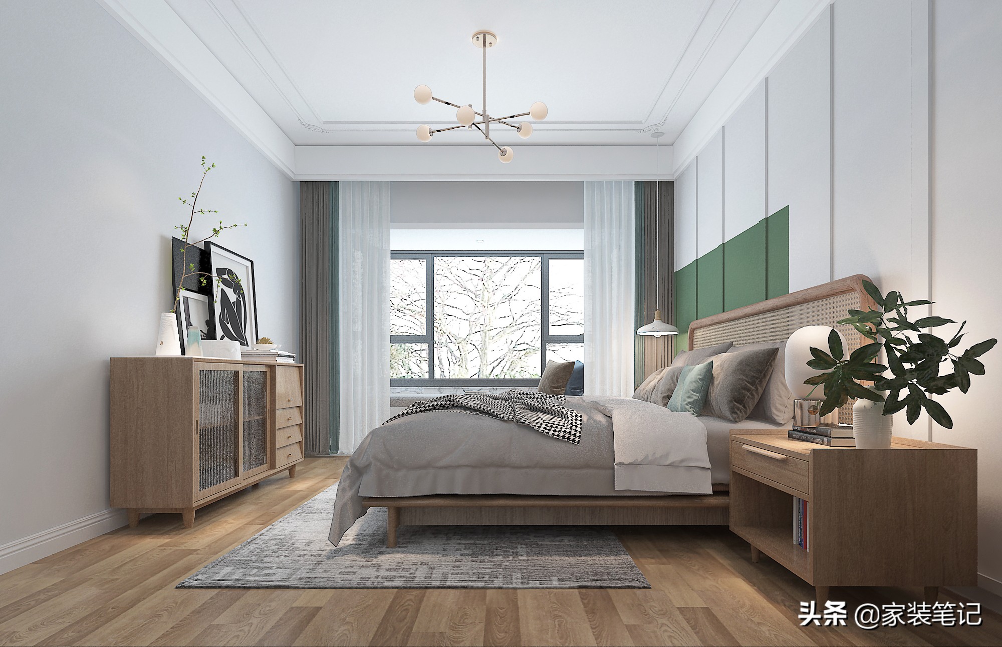 全屋只做石膏线的装修效果,发现一家装修很有氛围感的店铺