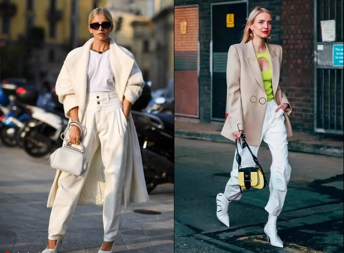 白色秋冬高级感穿搭,高级感白色秋冬穿搭