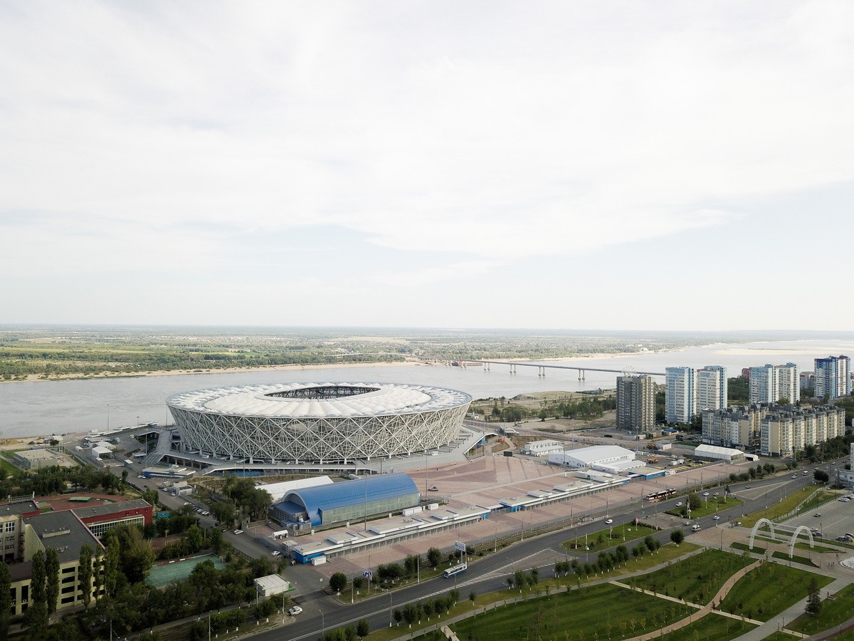 坐落于伏尔加河畔的璀璨钻石——俄罗斯足球体育馆Volgograd
